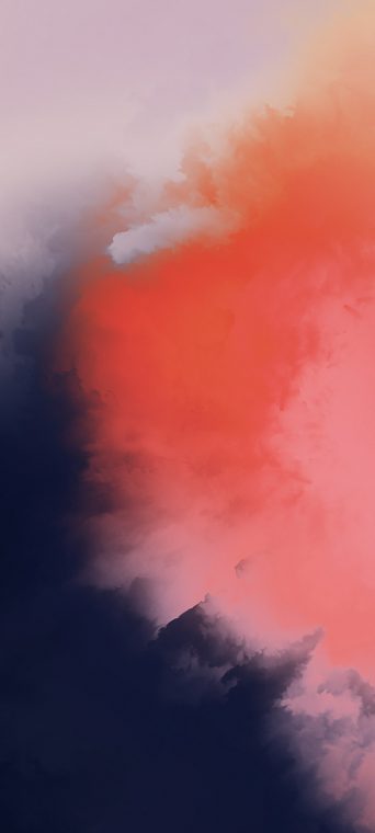 oneplus 7t pro red cloud wallpaper