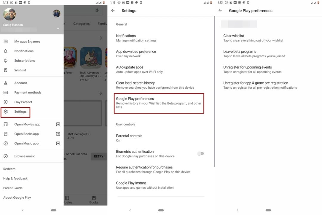 play store updates