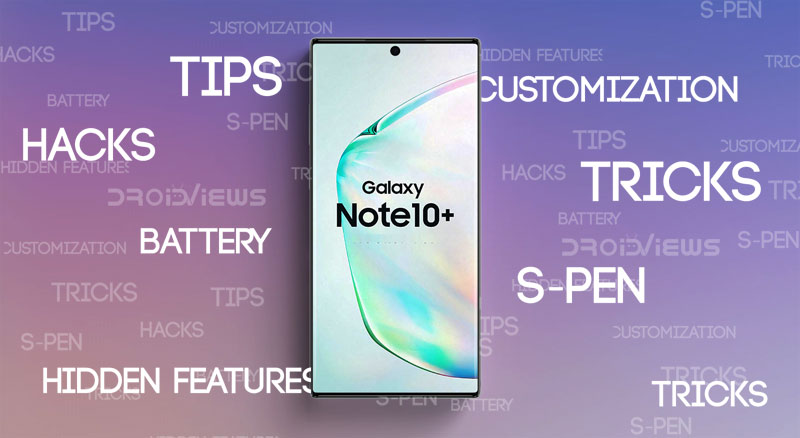 galaxy note 10 tips