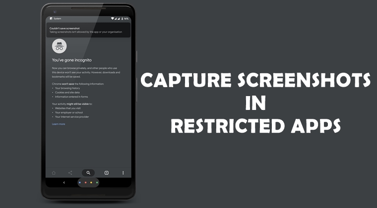 How To Take Screenshots In Restricted Apps Guide