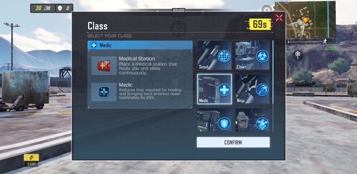 Character Class Option