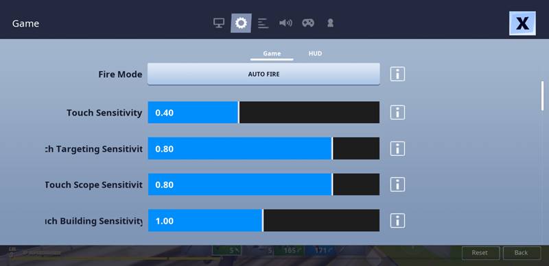 Fortnite sensitivity settings