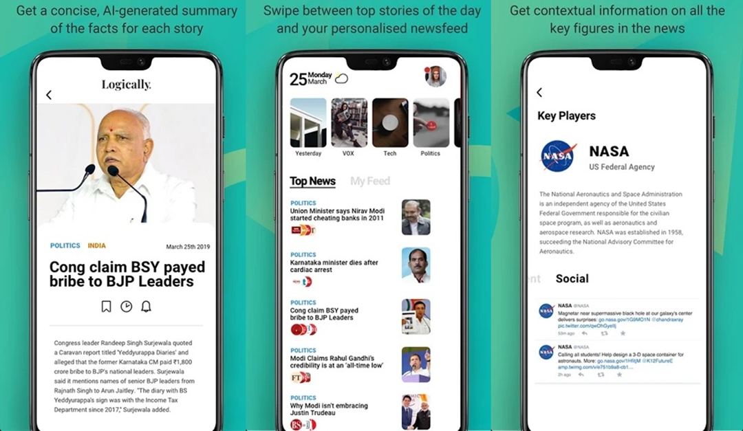 Logically AI-Powered News app