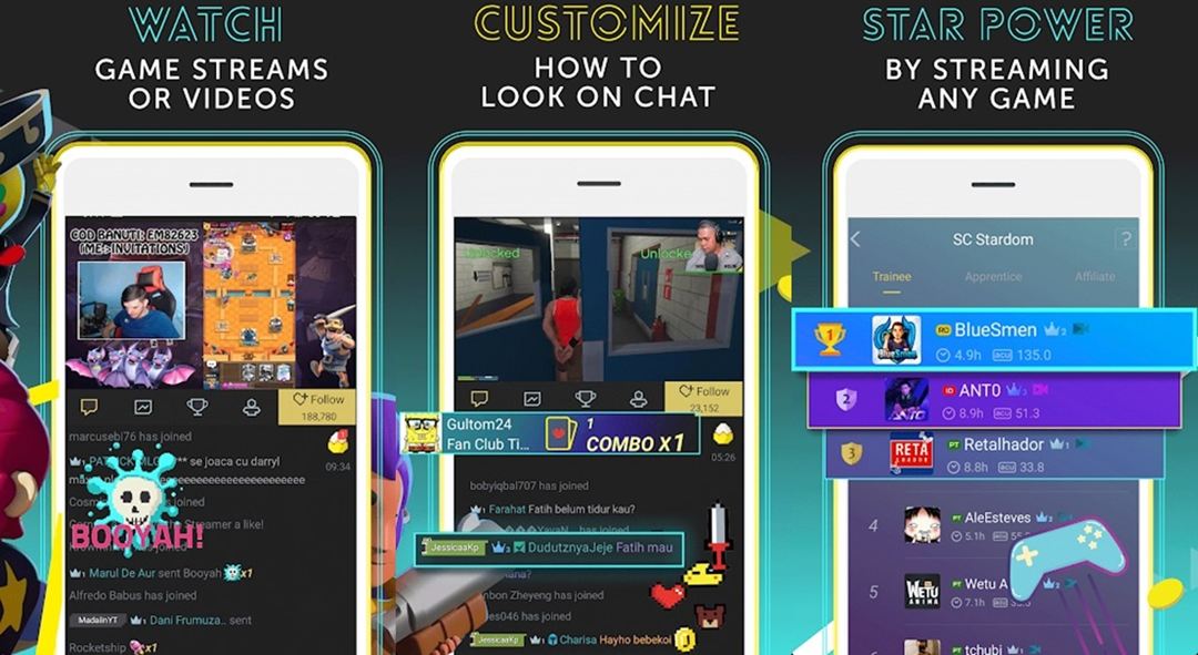 StreamCraft live-streaming android app