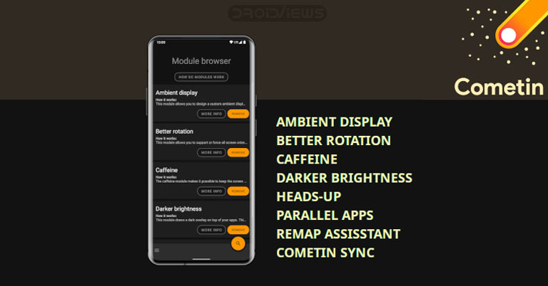 cometin android tweaks and mods