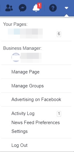 facebook setting