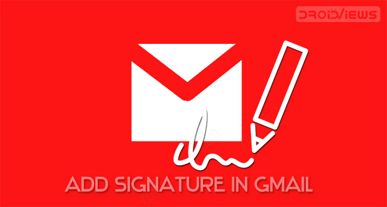 add signature in gmail