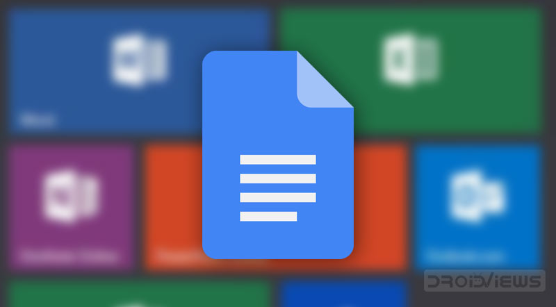 microsoft office files in gogle docs