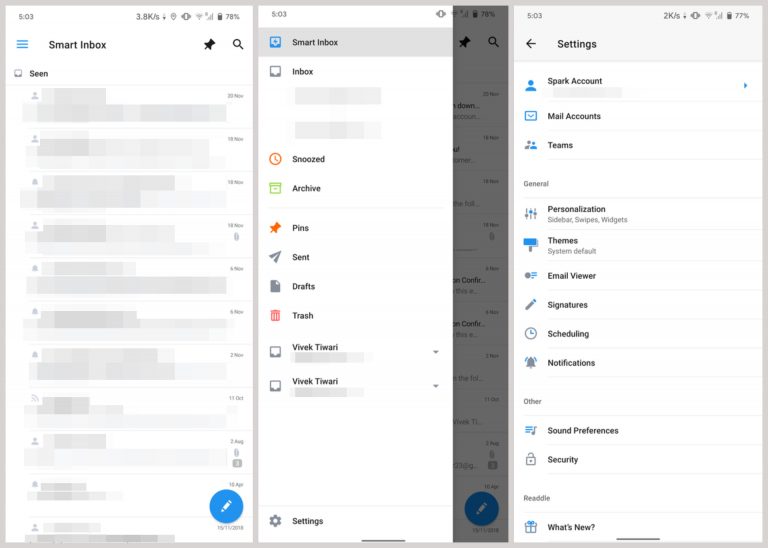 Spark for Android - Inbox Alternative