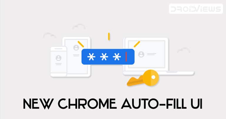 chrome auto-fill ui