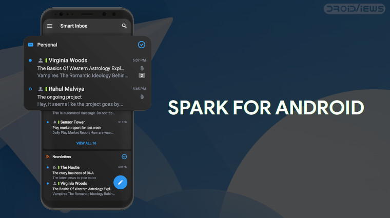 spark for android dark mode