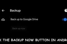 fix backup google drive