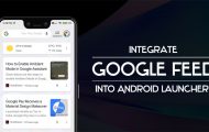 google feed android launcher