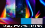LG G8X stock wallpapers