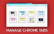manage chrome tabs extension