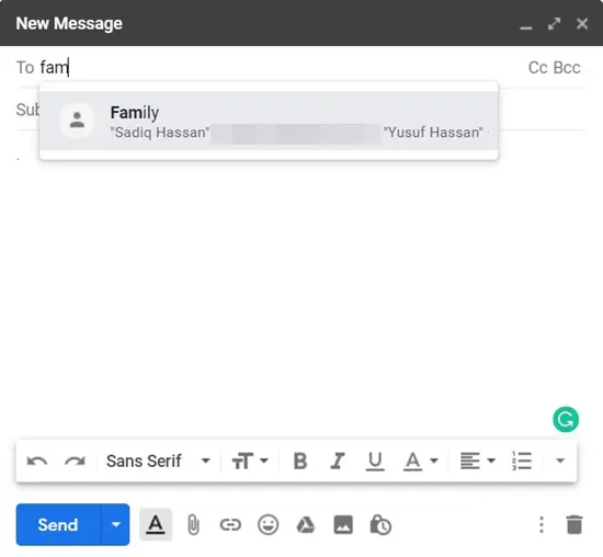 طريقة إنشاء مجموعات على Gmail | شرح مفصل بالصور 2