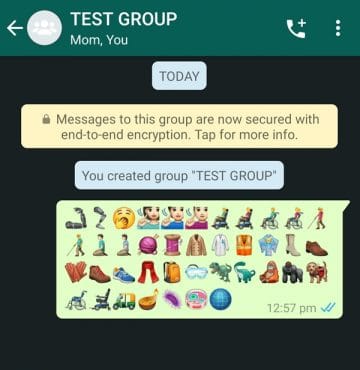 whatsapp new emojis