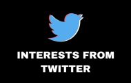 Twitter interests