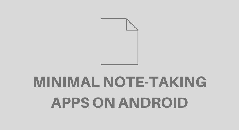 Note taking apps android