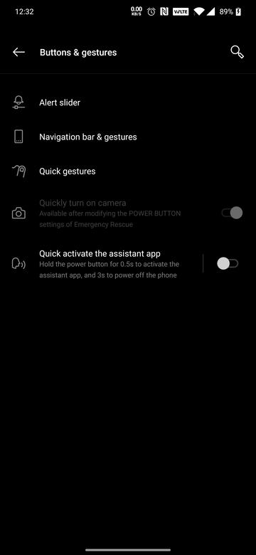 Oneplus Google Assistant settings