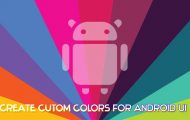 android ui custom colors