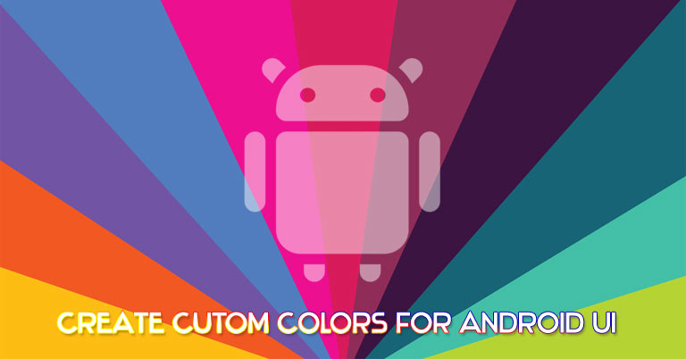 android ui custom colors