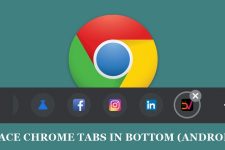 chrome tabs bottom android