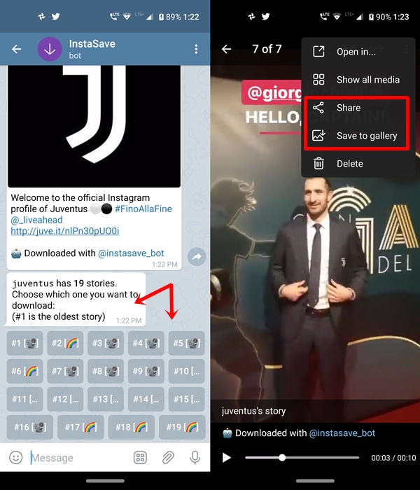 How to Download Instagram Posts and Stories via Telegram - DroidViews