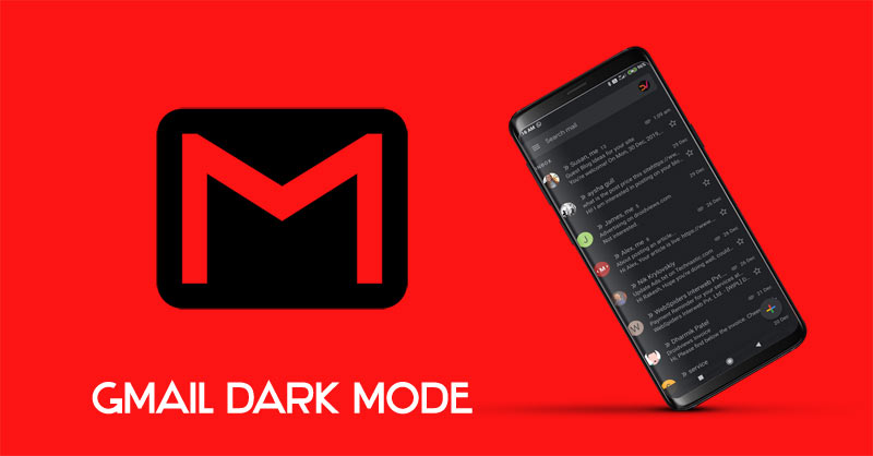 dark gmail for android