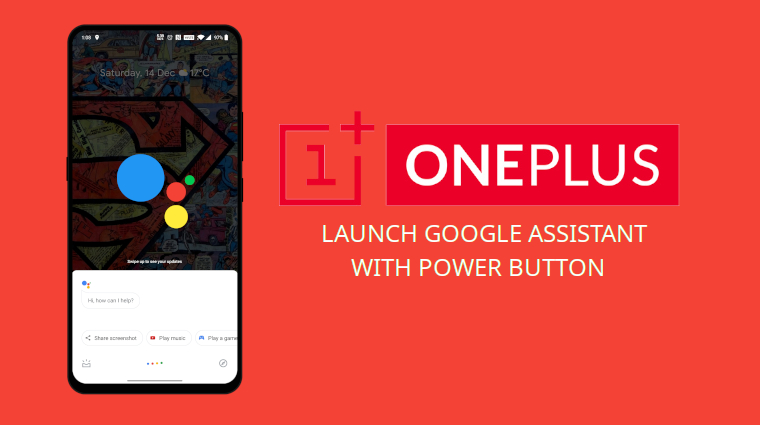 google assistant power button