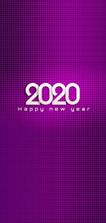 new year 2020 pink wallpaper