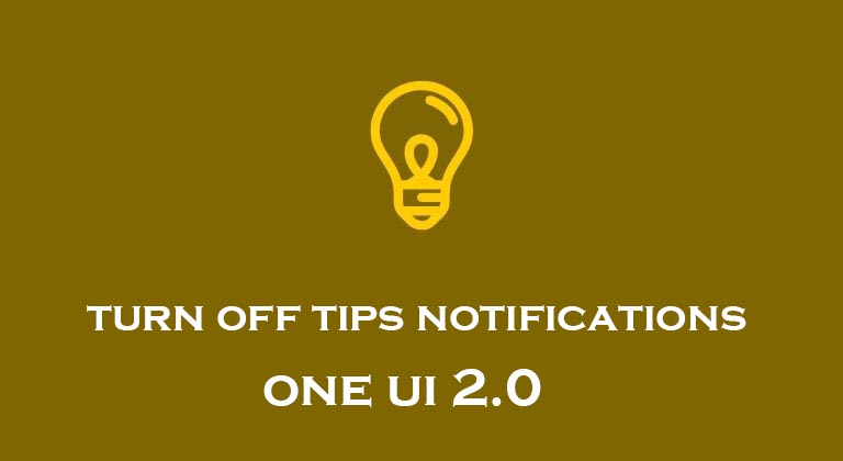 turn off one ui 2 notifications