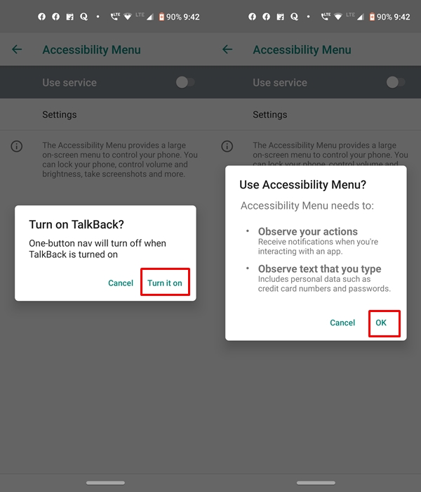 feature permissions