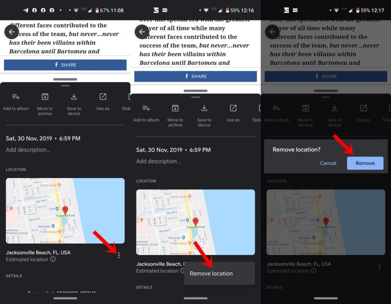 Clean Remove Location How to Remove Location from Images in Google Photos - DroidViews