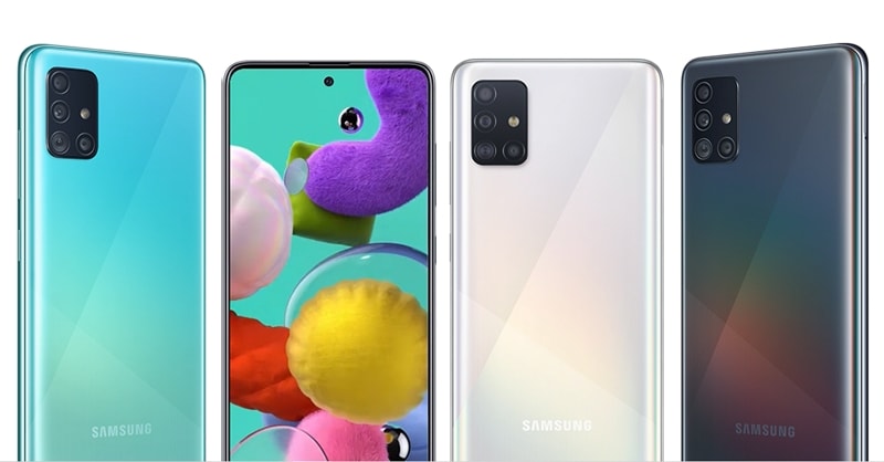 Samsung Galaxy A51 colors