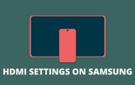 HDMI mode Samsung