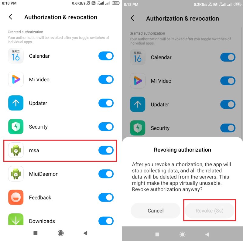 remove system app ads miui 11