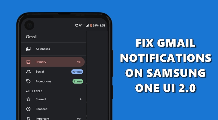 fix gmail samsung