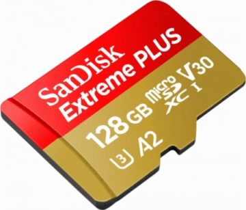 SanDisk Extreme Plus microSD card 4k video support