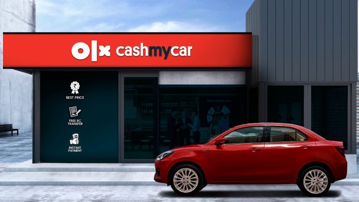 olx cashmycar is a new car finder app