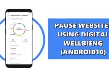 pause websites android 10