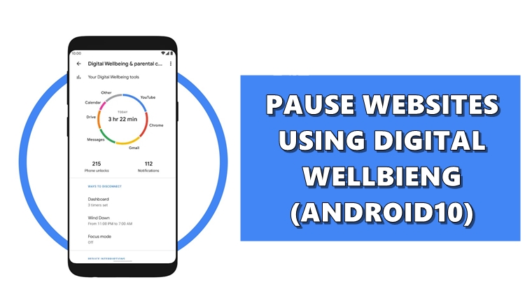 pause websites android 10