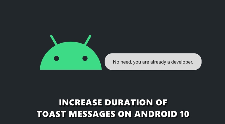 android 10 toast messages