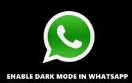 whatsapp beta dark mode