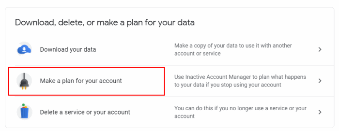 Auto-Delete google account