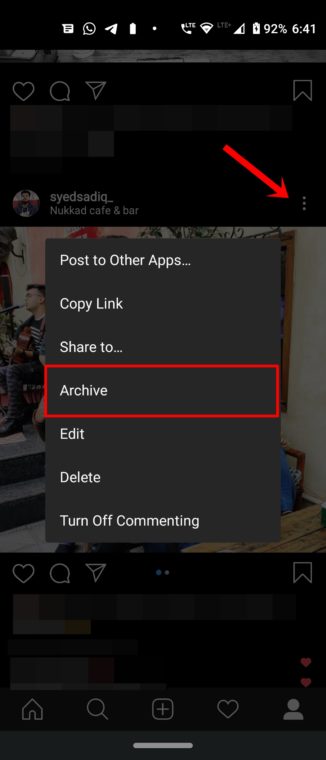 Instagram Archive Feature explained in detail - DroidViews