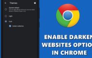 chrome darken websites