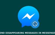 disappearing messenger