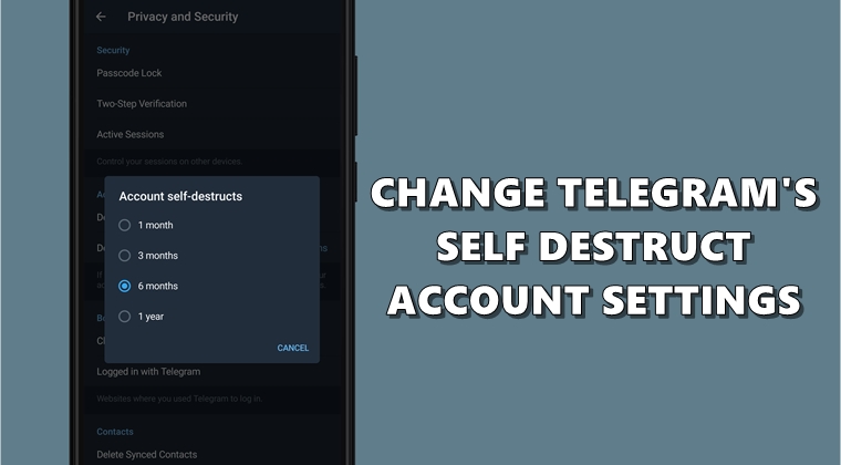 telegram self destruct