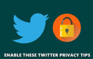 twitter privacy tips